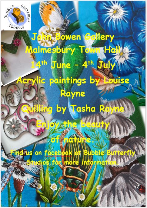An exhibition of art by Louise and Tasha Rayne